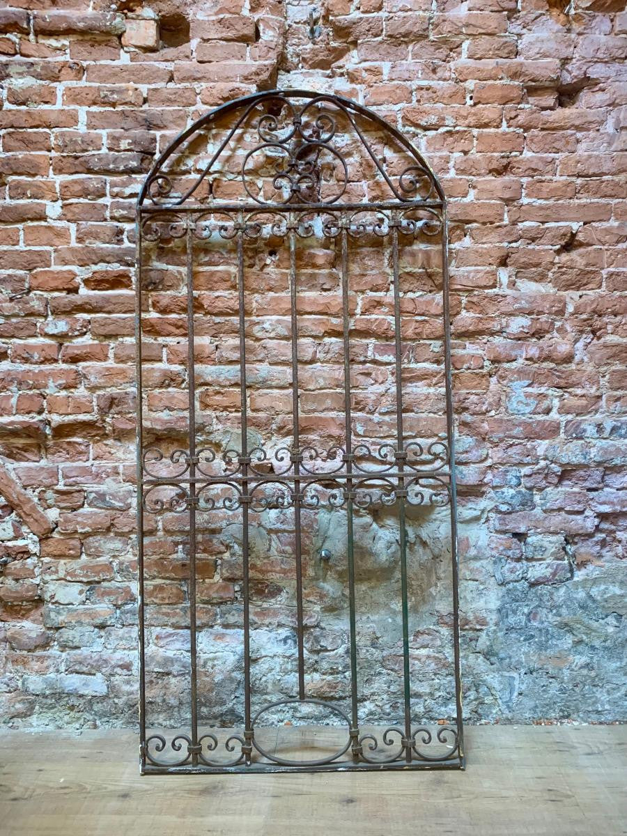 Antique Iron Grille Door