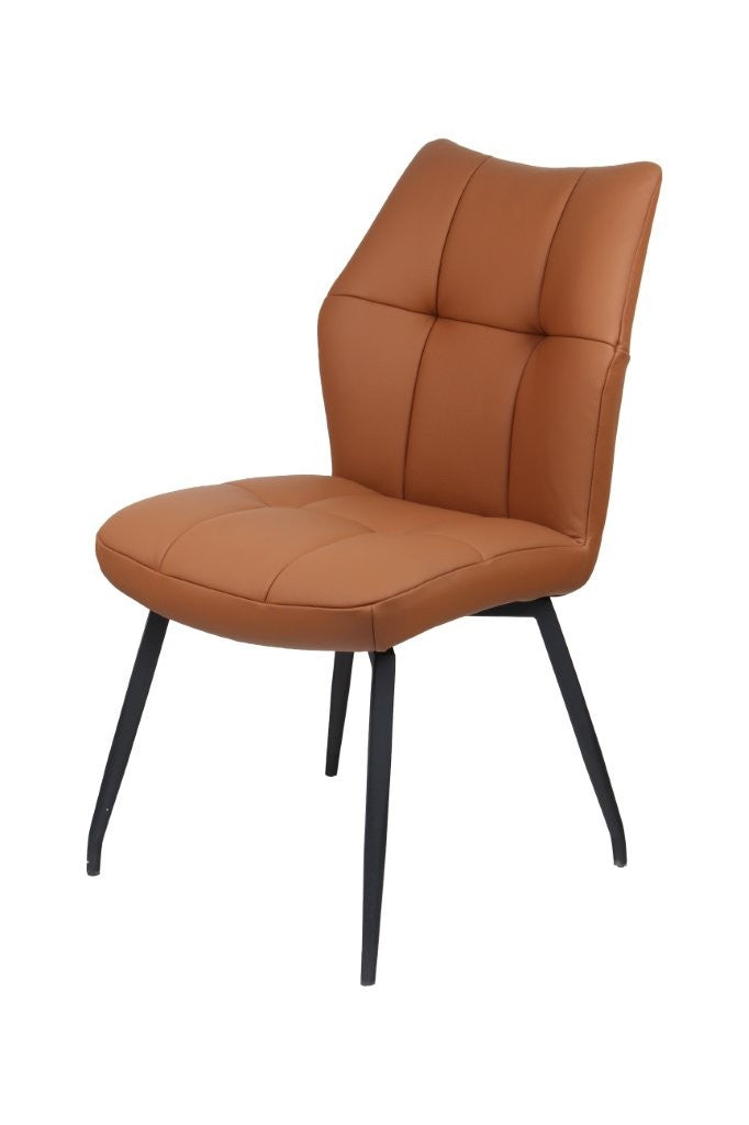 Leather dining chairs - RENOIR