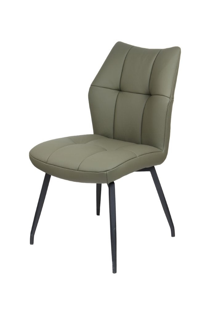 Leather dining chairs - RENOIR