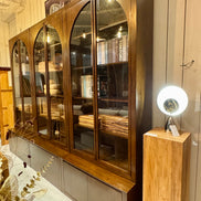 Glass cabinet with storage or seating - X