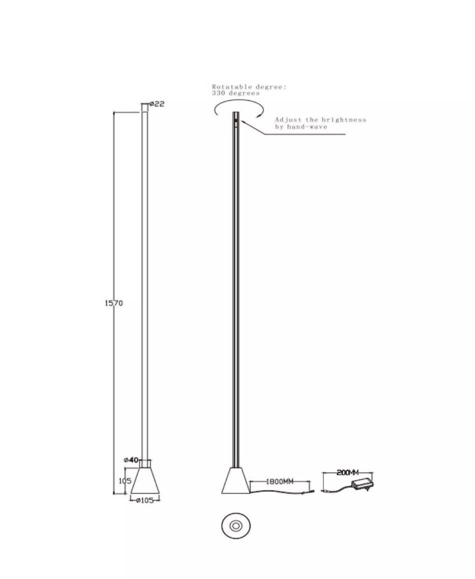 Floor lamp - EQUINOX