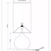 Floor lamp ESTERAD - Dark green