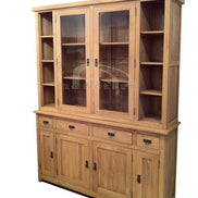 Display cabinet in 2 parts