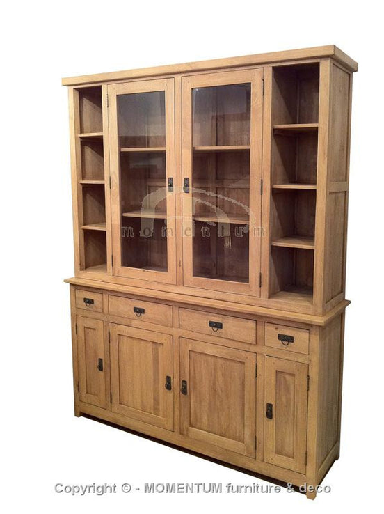 Display cabinet in 2 parts