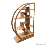 SHANDONG | China half moon bookshelf, asymmetric design