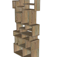 Cubes unstructured bookshelf