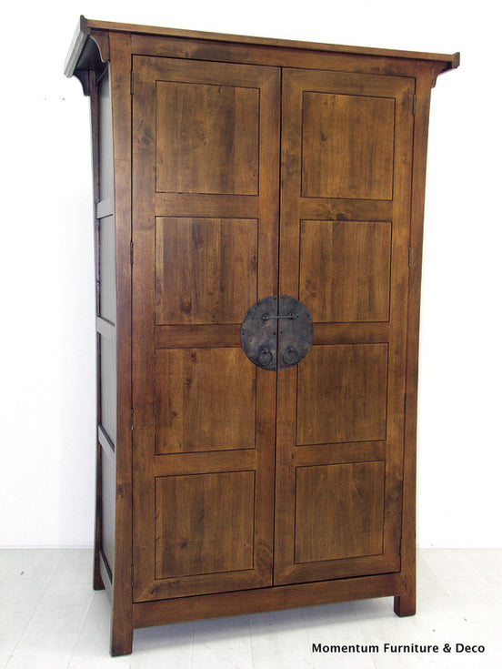 Wardrobe in solid hevea wood, shanghai