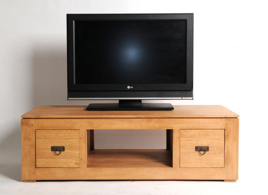 Low TV cabinet 2 drawers