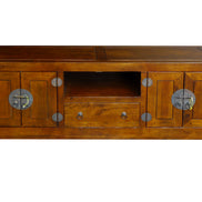 Chinese style TV cabinet with 4 doors & 1 drawer