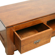 Long TV cabinet, with 2 drawers & 2 racks