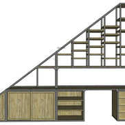 Bespoke cabinet under staircase