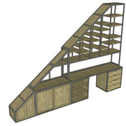 Bespoke cabinet under staircase