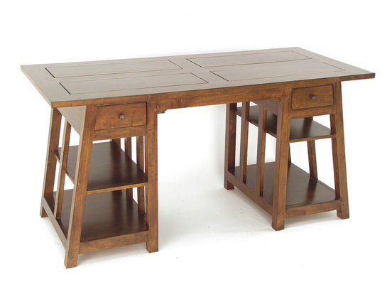 Desk 2 drawers, architect style