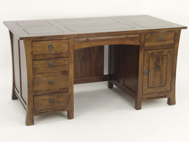 Desk 1 doors, 5 drawers, 1 panel slide