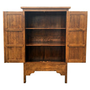 Chinese style armoire in solid hevea wood