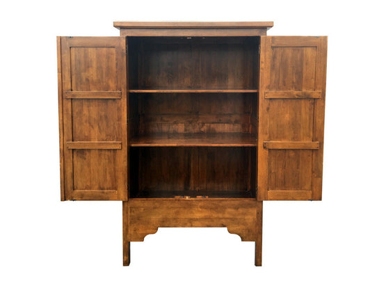 Chinese style armoire in solid hevea wood