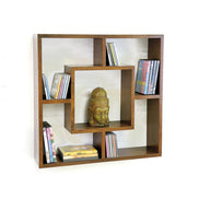 Wall rack, cubic design