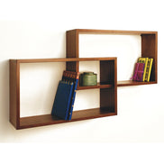 Wall rack, cubic design