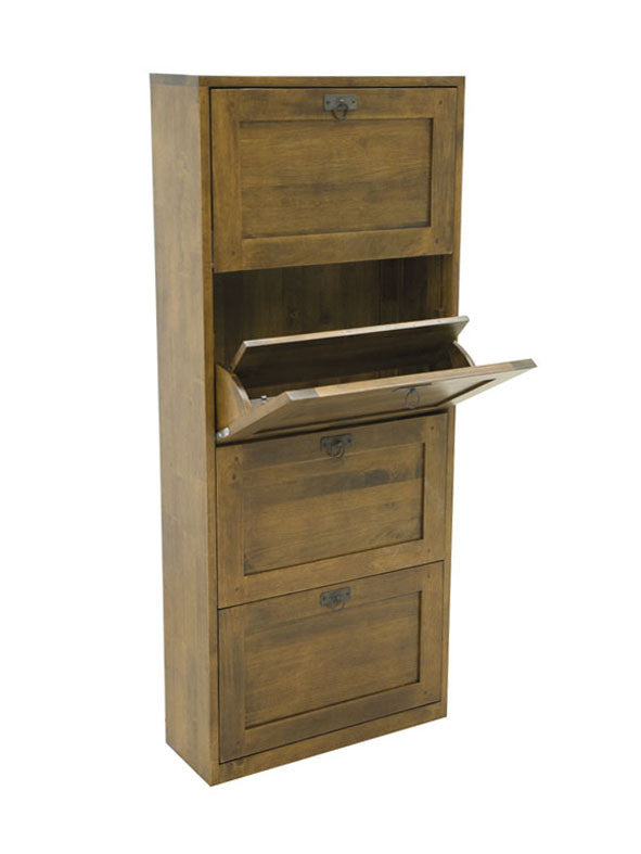 Shoe cupboard with 4 doors