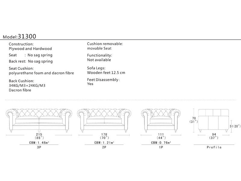 CHESTERFIELD (31300)