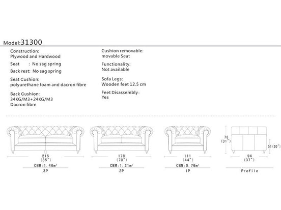 CHESTERFIELD (31300)