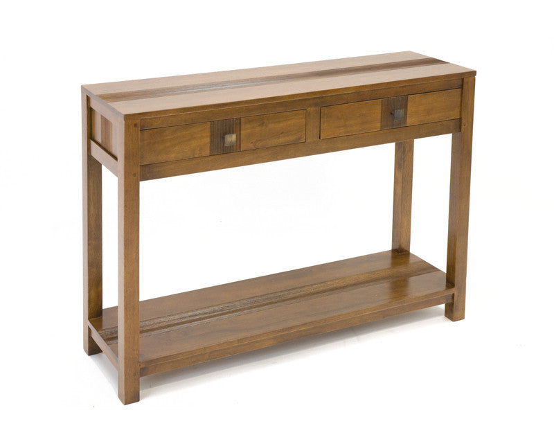 Console met 2 lades, strepen motief