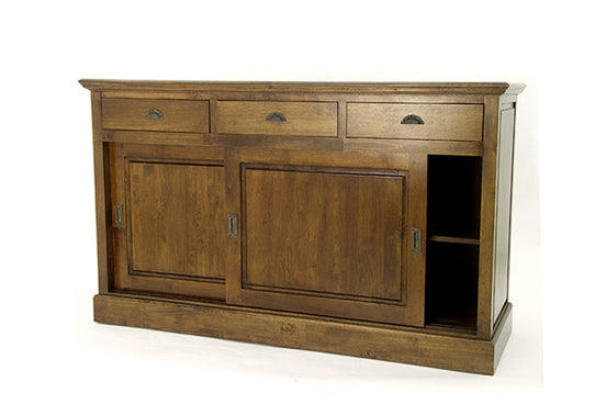 Sideboard with sliding doors, 3 drawers. Classic design