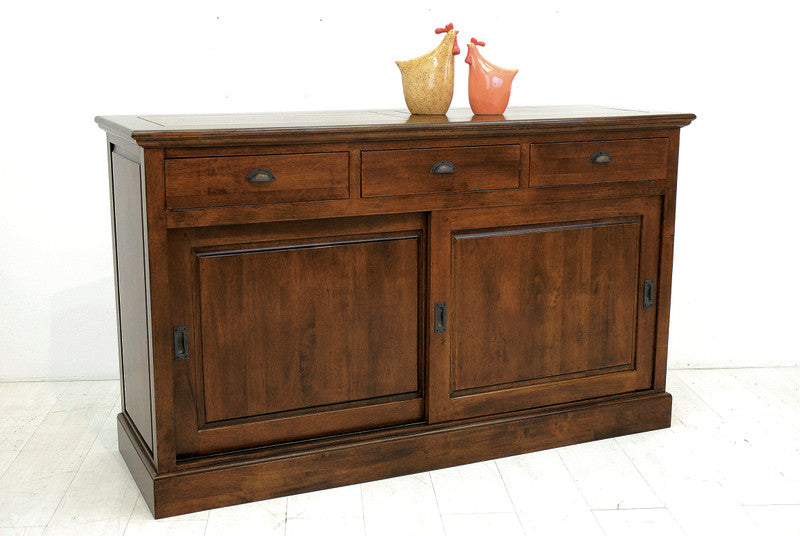 Sideboard with sliding doors, 3 drawers. Classic design