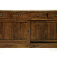 Long chest of 4 drawers & 2 doors