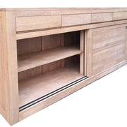 Sideboard with 2 sliding doors and 4 drawers