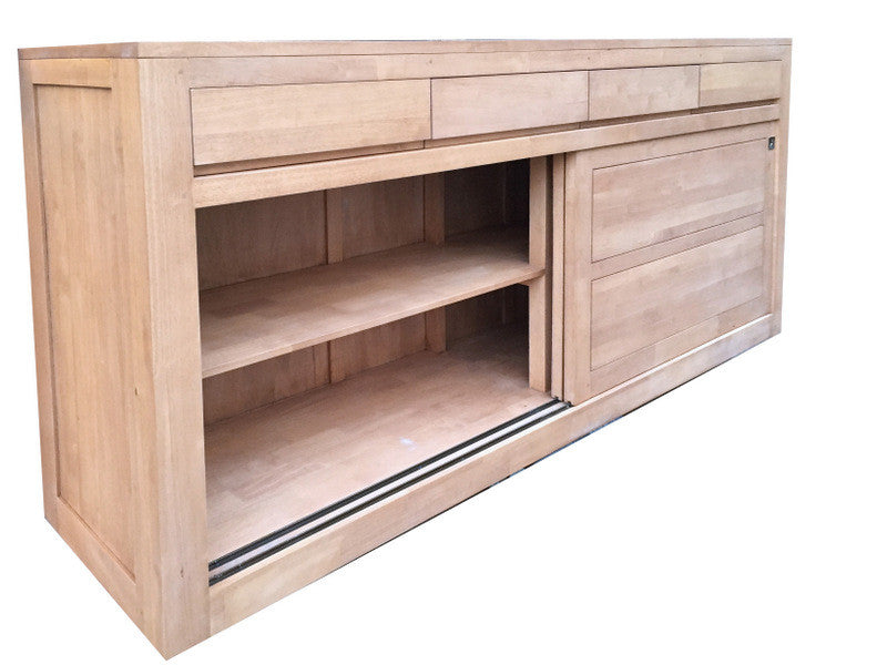 Sideboard with 2 sliding doors and 4 drawers