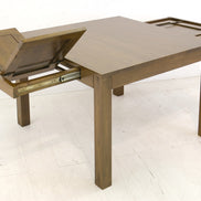 Dining table with 2 extensions