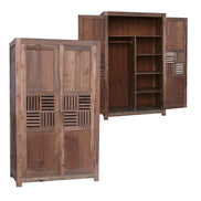 PERRY | Wardrobe 2 doors lattice design