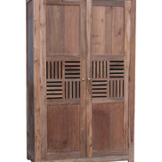 PERRY | Wardrobe 2 doors lattice design