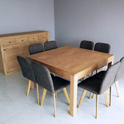 Squared Dining with extensions, 8 to 12 guests