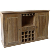 BARRUA | Bar counter cabinet, with marble inlay on top