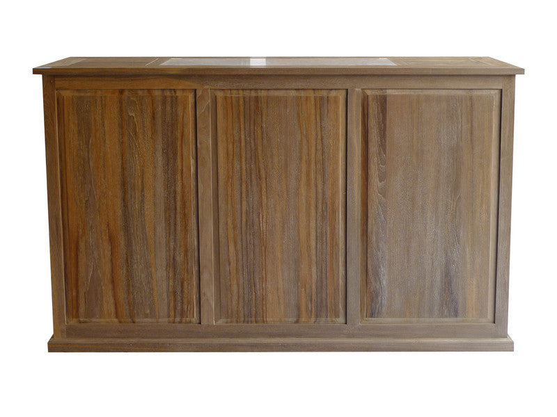 BARRUA | Bar counter cabinet, with marble inlay on top