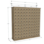 MICMAC | Hardware shop cabinet, 100 drawers