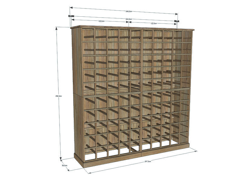 MICMAC | Hardware shop cabinet, 100 drawers