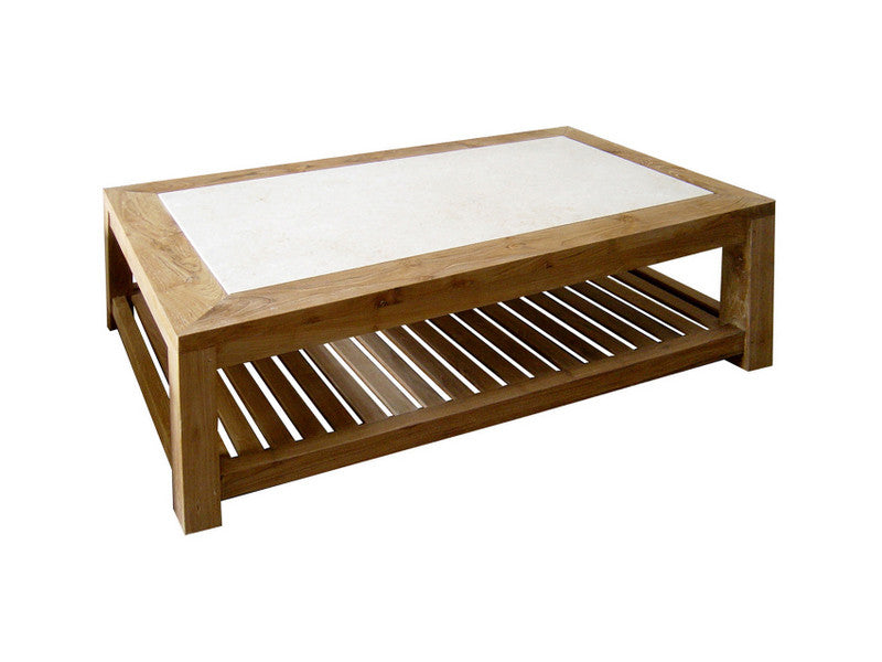 MARLON | Coffee table with marble top