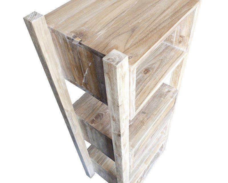 03156 | Rack with wooden cubes & 2 drawers