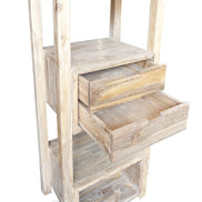 03156 | Rack with wooden cubes & 2 drawers