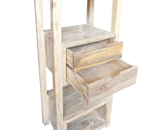 03156 | Rack with wooden cubes & 2 drawers