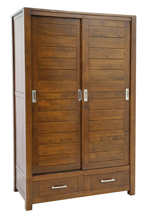Wardrobe with 2 sliding doors