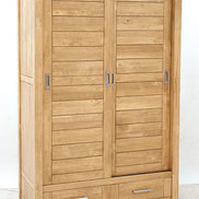 Wardrobe with 2 sliding doors