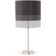 Table lamp in stainless steel