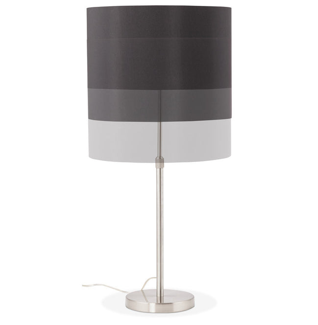 Table lamp in stainless steel