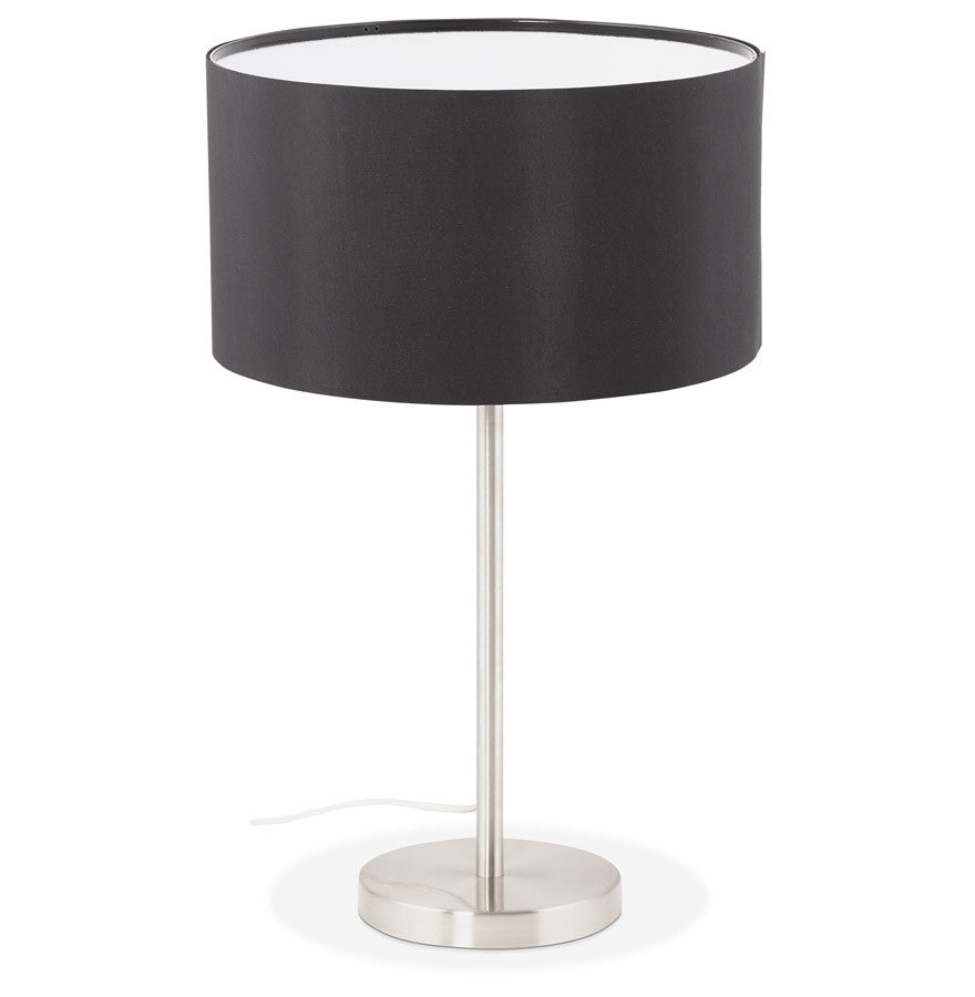 Table lamp in stainless steel