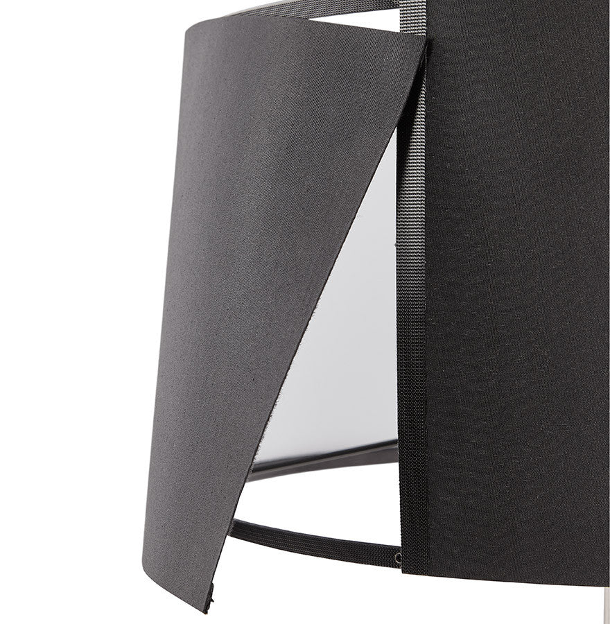 Table lamp in stainless steel