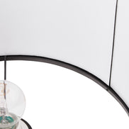 Table lamp in stainless steel